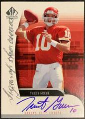 Trent Green Football Cards 2005 SP Authentic Sign of the Times Prices