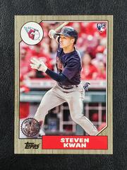 Steven Kwan [Gold] #87TBU-17 Baseball Cards 2022 Topps Update 1987 Prices
