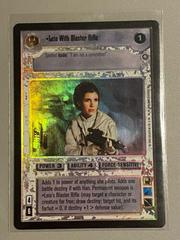 Leia With Blaster Rifle [Foil] Star Wars CCG Reflections II Prices