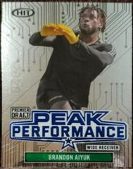 Brandon Aiyuk #PK-BA Football Cards 2020 Sage Hit Peak Performance Prices