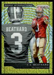C.J. Beathard [Gold Mojo] #21 Football Cards 2017 Panini Prizm Rookie Introductions Prices