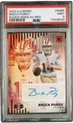 Brock Purdy [Red] #RS-BP Football Cards 2022 Panini Illusions Rookie Signs Prices