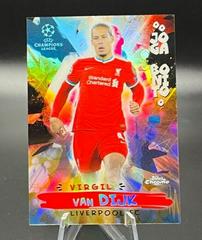 Virgil Van Dijk [Gold Refractor] #47 Soccer Cards 2021 Topps Chrome UEFA Champions League Prices