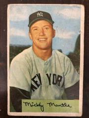 Mickey Mantle Baseball Cards 1954 Bowman Prices