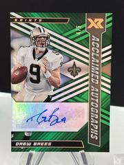 Drew Brees [Green] #ACA-DRB Football Cards 2022 Panini XR Acclaimed Autographs Prices