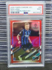 Noa Lang [Red Carbon Fiber] Soccer Cards 2020 Topps Chrome UEFA Champions League Prices