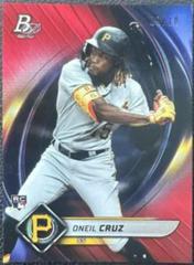 Oneil Cruz [Red] #78 Baseball Cards 2022 Bowman Platinum Prices