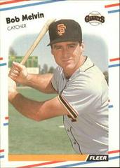 Bob Melvin #91 Baseball Cards 1988 Fleer Glossy Prices
