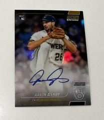 Aaron Ashby [Gold] Baseball Cards 2022 Stadium Club Chrome Autographs Prices