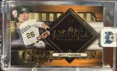 Matt Chapman [Orange] #GG-MC Baseball Cards 2022 Topps Five Star Golden Graphs Autographs Prices