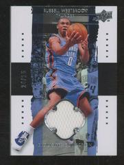 Russell Westbrook [Jersey Parallel] Basketball Cards 2009 UD Exquisite Collection Prices