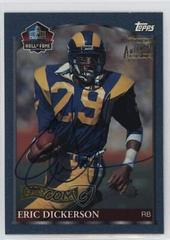 Eric Dickerson Football Cards 1999 Topps Hall of Fame Autograph Prices