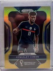 Kingsley Coman [Gold] #100 Soccer Cards 2022 Panini Prizm World Cup Prices