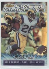 Marshall Faulk [Refractor] Football Cards 2000 Topps Finest Moments Prices