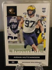 Aidan Hutchinson [Gold] #1 Football Cards 2022 Panini Chronicles Draft Picks Prices
