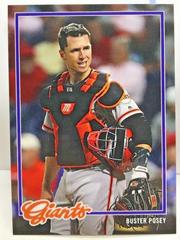 Buster Posey Baseball Cards 2018 Topps on Demand Inspired By 1978 Prices