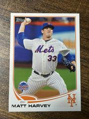 Matt Harvey [Mets Jersey] Baseball Cards 2013 Topps Update Prices
