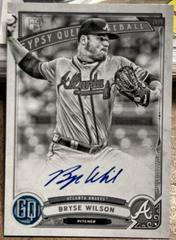 Bryse Wilson [Black & White] Baseball Cards 2019 Topps Gypsy Queen Autographs Prices
