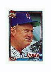 Don Zimmer #729 Baseball Cards 1991 Topps Micro Prices