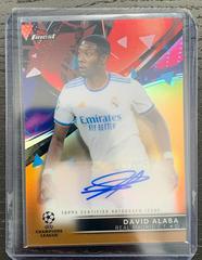David Alaba [Gold] #BA-DA Soccer Cards 2021 Topps Finest UEFA Champions League Autographs Prices