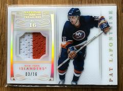Pat LaFontaine [Base Numbers Patch] Hockey Cards 2013 Panini National Treasures Prices