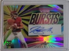 Bryce Young #VB-BY1 Football Cards 2023 Leaf Vivid Autographs Bursts Prices