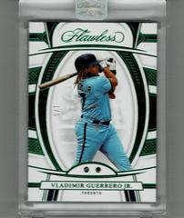 Vladimir Guerrero Jr. [Emerald] #2 Baseball Cards 2022 Panini Flawless Prices