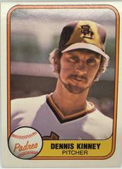 Dennis Kinney #505 Baseball Cards 1981 Fleer Prices