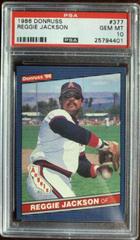 Reggie Jackson #377 Baseball Cards 1986 Donruss Prices