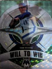Tom Seaver [Green] Baseball Cards 2022 Panini Mosaic Will to Win Prices