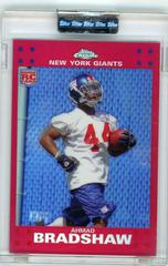 Ahmad Bradshaw [Red Refractor] #TC195 Football Cards 2007 Topps Chrome Prices