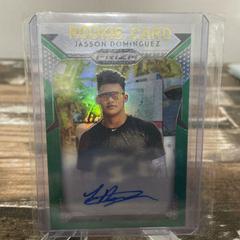 Jasson Dominguez [Green Prizm] #122 Baseball Cards 2019 Panini Prizm Draft Picks Autographs Prices