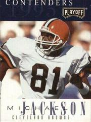 Michael Jackson Football Cards 1995 Playoff Contenders Prices