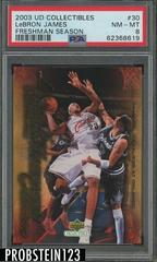 LeBron James #30 Basketball Cards 2003 UD Collectibles Freshman Season Prices
