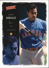 Juan Gonzalez Baseball Cards 2000 Upper Deck Victory Prices