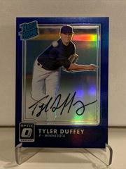 Tyler Duffey [Blue] #RR-TD Baseball Cards 2016 Panini Donruss Optic Rated Rookies Signatures Prices