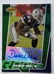 DeMarcus Ware [Autograph Green] #166 Football Cards 2005 Bowman's Best Prices