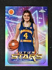 Justine Pissott #FS-14 Basketball Cards 2022 Topps Chrome McDonald's All-American Future Stars Prices