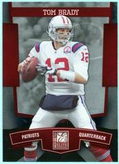 Tom Brady #59 Football Cards 2010 Panini Donruss Elite Prices