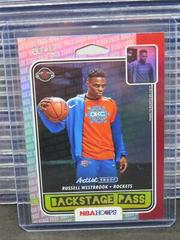 Russell Westbrook [Artist Proof Gold] Basketball Cards 2019 Panini Hoops Backstage Pass Prices