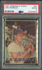 Luis Aparicio #47 Baseball Cards 1967 Venezuela Topps Prices