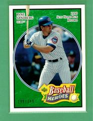 Ryne Sandberg [Emerald] #68 Baseball Cards 2005 Upper Deck Baseball Heroes Prices