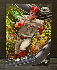 Matt McLain [Gold Mini Diamond] Baseball Cards 2023 Topps Chrome Black Prices