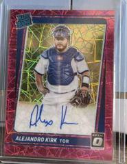 Alejandro Kirk [Pink Velocity] #RRS-AK Baseball Cards 2021 Panini Donruss Optic Rated Rookie Signatures Prices