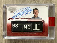 Alexander Albon [Red] #DAP-AAII Racing Cards 2022 Topps Dynasty Formula 1 Autograph Patch Prices