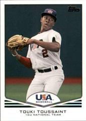Touki Toussaint #USA40 Baseball Cards 2011 Topps USA Baseball Prices