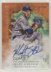Matt Strahm [Autograph Orange] #138 Baseball Cards 2017 Topps Inception Prices