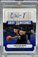 Christian Wood #GS-CHW Basketball Cards 2022 Panini Hoops Great SIGnificance Autographs Prices