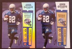 Darrell Jackson [Championship Ticket Autograph] #131 Football Cards 2000 Playoff Contenders Prices