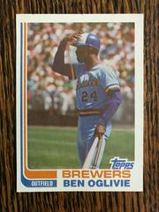 Ben Oglivie [Blackless] Baseball Cards 1982 Topps Prices